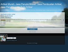 Tablet Screenshot of jasaartikelpro.com